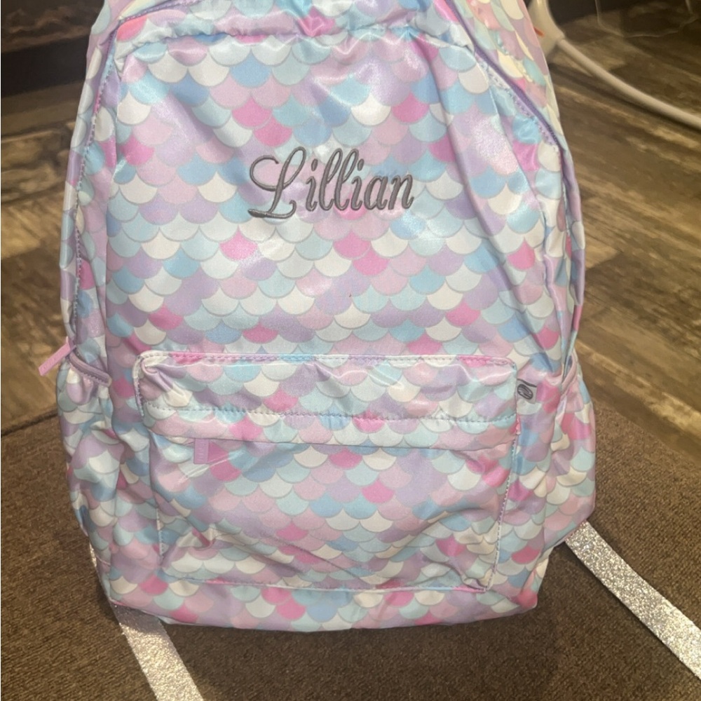 Pastel Scallop Kids Backpack